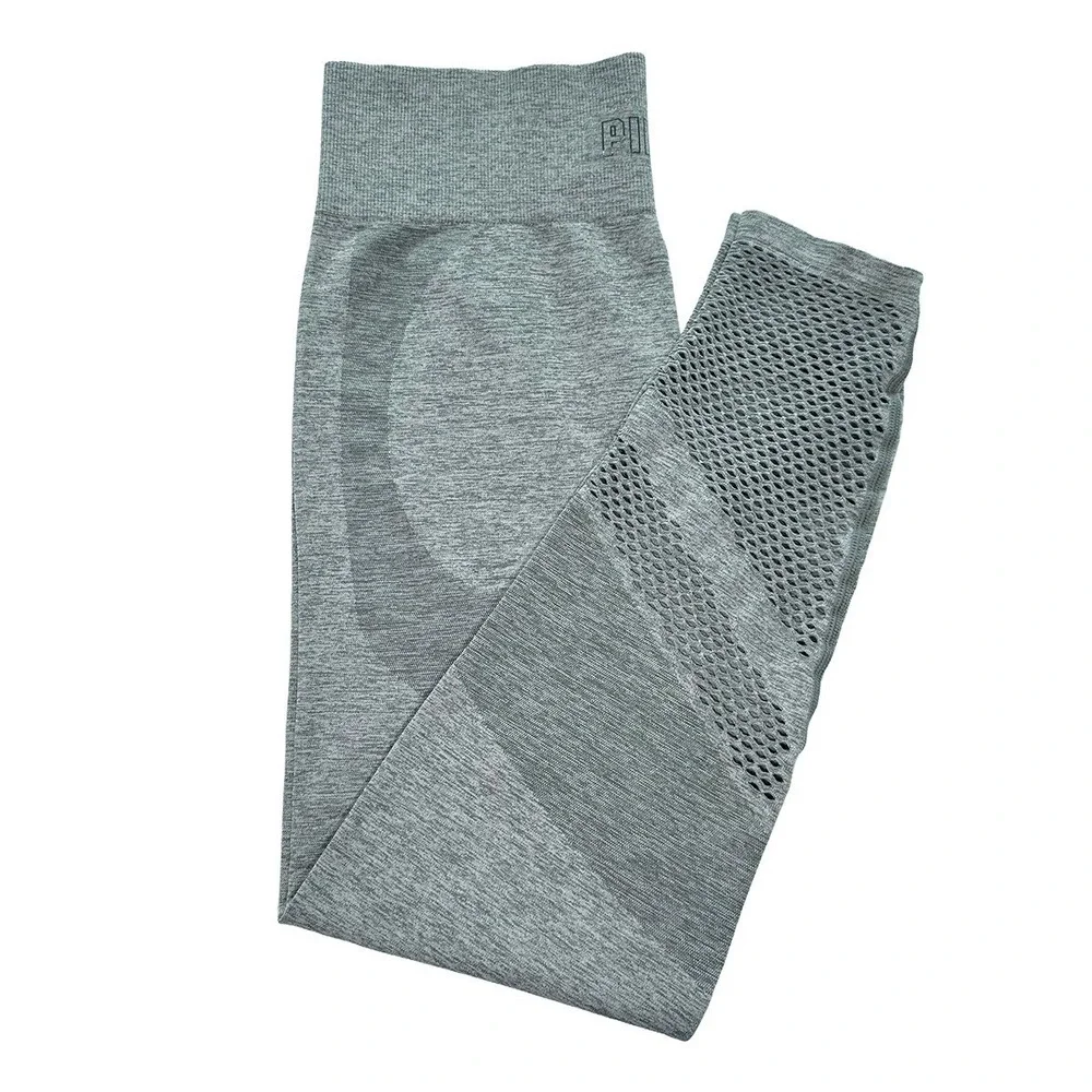 VICTORIA'S SECRET PINK Seamless Leggings • Large •‎ heather green